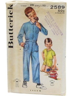 1950's Mens/Childs Pattern