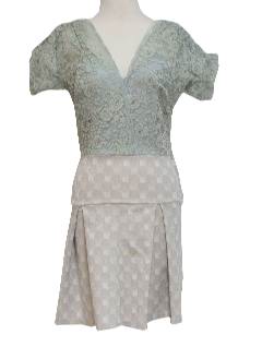 1960's Womens Unique Mini Cocktail Dress