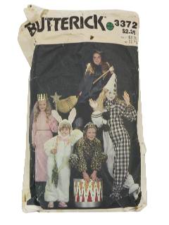 1980's Unisex/Childs Costume Pattern
