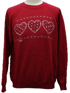 1980's Unisex Country Kitsch Ugly Christmas Sweatshirt