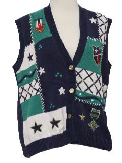 1990's Womens Sweater Vest