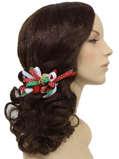 1990's Womens Accessories - Ugly Christmas Hair Bow