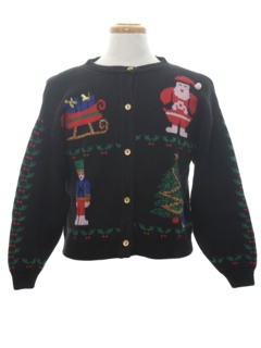 1980's Womens Vintage Ugly Christmas Sweater 