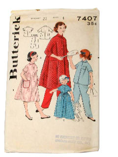 1950's Womens/Childs Sewing Pattern