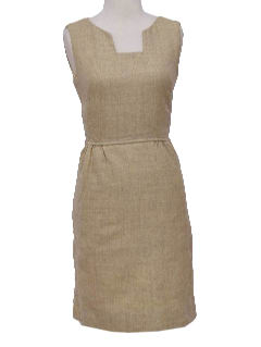 1950's Womens Wool New Look Day Dress
