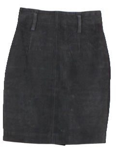 1990's Womens Wicked 90s Leather Skirt
