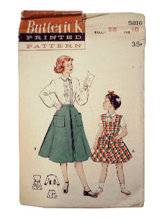 1950's Womens/childs Pattern