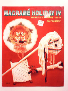 1980's Macrame Holiday Craft Book