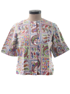 1960's Womens Paisley Shirt