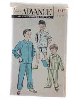 1950's Mens Boys Pattern