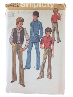 1970's Mens Boys Pattern