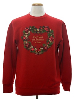 1980's Unisex Country Kitsch Ugly Christmas Sweatshirt