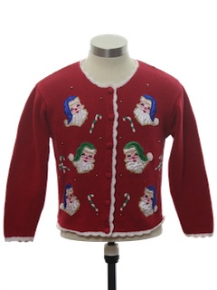 1980's Womens/Girls Ugly Christmas Sweater
