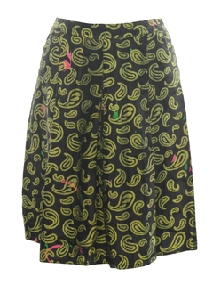 1980's Womens Designer Totally 80s Skirt