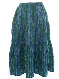 1980's Womens Hippie Style Skirt