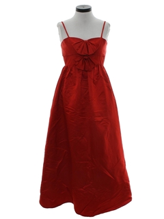1960's Womens Victoria Royal Designer Prom Or Cocktail Maxi Dress