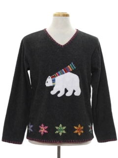 1990's Unisex Bear-Riffic Ugly Christmas Sweater