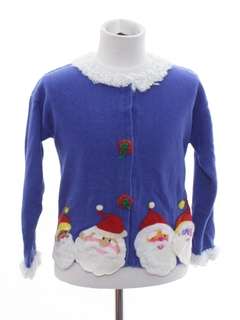 1990's Womens/Childs Designer Ugly Christmas Sweater