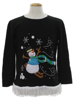 1980's Unisex Hand Embellished Ugly Christmas Sweater