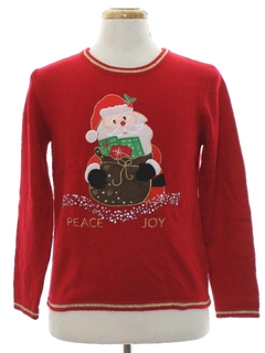 1980's Unisex Ladies or Boys Ugly Christmas Sweater