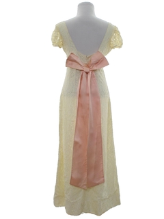 1950's Womens Prom Or Cocktail Maxi Dress