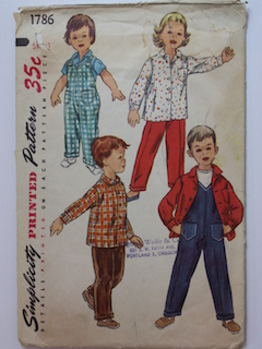 1950's Unisex/Childs Pattern