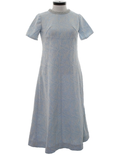 1960's Womens Mod Knit Cocktail Dress