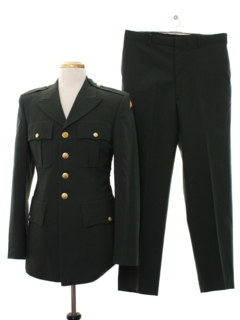 1990's Mens Army Military Suit