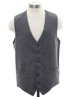 1960's Mens Wool Suit Vest