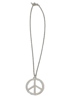 1970's Unisex Accessories - Hippie Peace Medallion Necklace