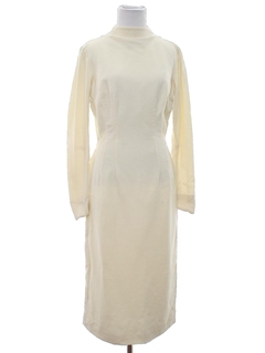 1960's Womens Alfred Werber Mod Designer Wiggle Dress