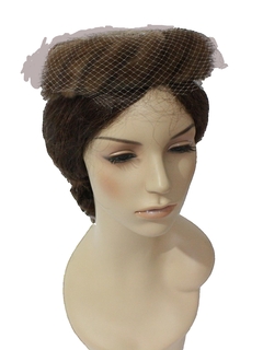 1950's Womens Accessories - Ring Hat