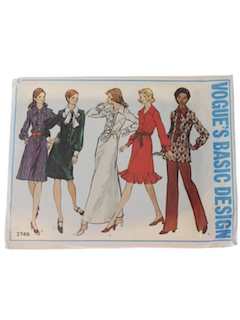 1970's Womens Designer Pattern*