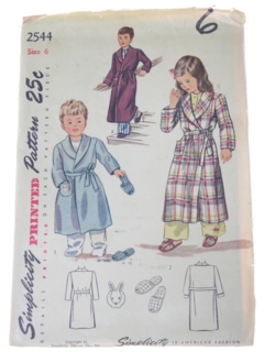 1950's Unisex Childs Pattern