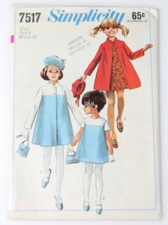 1960's Womens/Childs Mod Pattern