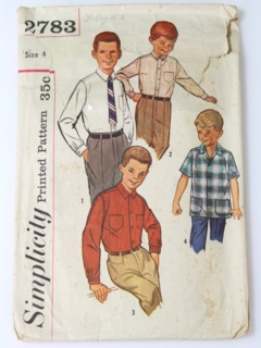 1950's Mens/Boys Pattern