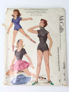 1950's Womens and Girls Pattern