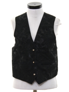 1980's Womens Totally 80s Suede Leather Vest