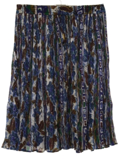 1990's Womens Broomstick Hippie Skirt