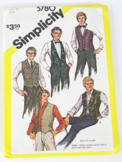 1980's Mens Pattern