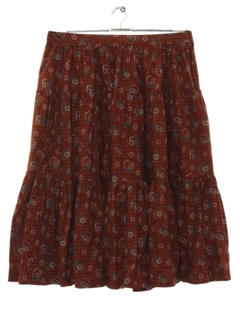 1970's Womens Designer Hippie Skirt