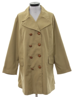 1970's Womens Overcoat Trench Jacket