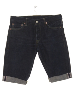 1990's Mens Union Jeans Rolled Leg Redline Denim Jeans Shorts