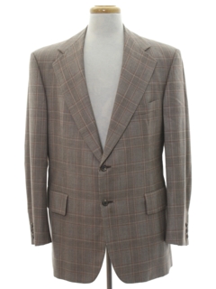 1970's Mens Plaid Blazer Style Sport Coat Jacket