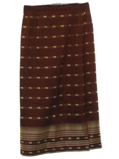 1990's Womens Hippie Wrap Style Skirt