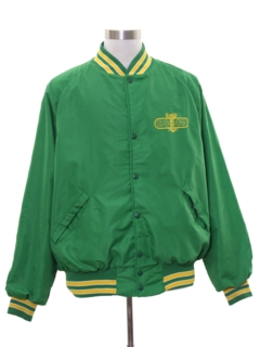 1960's Mens Nylon Baseball Style Jacket