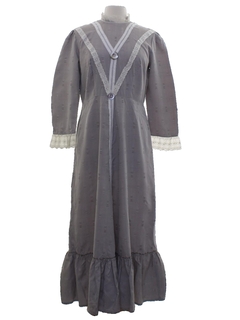 1940's Womens Prairie Maxi Dress