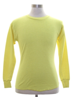 1970's Womens Neon Knit Shirt
