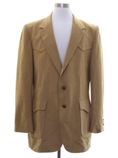 1980's Mens Western Blazer Sport Coat Jacket