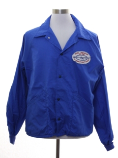 1980's Mens Windbreaker Snap Work Jacket